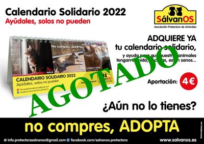 AGOTADO :   Adquiere ya tu Calendario solidario 2022!! 
